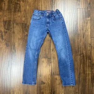 TOMMY HILFIGER Boys Jeans Adjustable Waist Rebel Skinny Medium Wash Size 10 - Picture 1 of 13