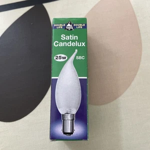 SBC Satin Candelux 25w Bulb - Picture 1 of 1