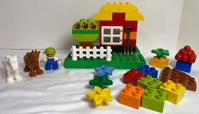 LEGO DUPLO 10517 My First Garden 100% Complete Goat Horse Building Set
