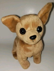 1999 TY Beanie Baby Pequeño Marrón Chihuahua Perro Sin Etiqueta Peluche Peluche - Imagen 1 de 9