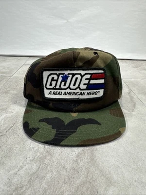 Vintage G.I. Gorra Joe Camuflada Snapback EE. UU. Parche Gorra Estilo Años 90 Logo Militar Talla Única Foto 1 de 4