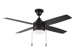 AK52EB4L Litex Aikman Contemporary 52”Ceiling Fan Bronze Finish with 4 ABS Bl... - Picture 1 of 3