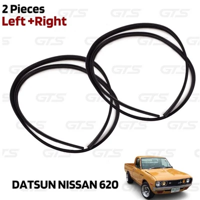 2X Front Window Run Channel Glass Door Seal For Datsun 620 Pickup 1975 - 1982 - Image 1 of 4