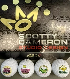 Scotty Cameron Masters 2025 Spring Logos Pro V1 Golf Balls (one of each ball) - Picture 1 of 1