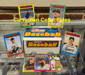 2024 Topps Heritage High Number COMPLETE BRANDED 200 CARD BASE SET 501-700 L@@K! - Picture 1 of 4