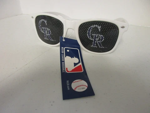 Colorado Rockies MLB Baseball Game Day Sunglasses Shades Team Logo Sports White Cover