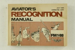 Libro Militar De Colección Características de RECONOCIMIENTO de Aviador Julio 1980 FM1-88 Corregido - Imagen 1 de 2
