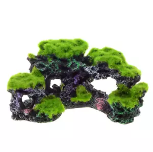 Aquarium Coral Reef Rock Imitation Coral Reef Moss Decor Marine Cichlid - Picture 1 of 1