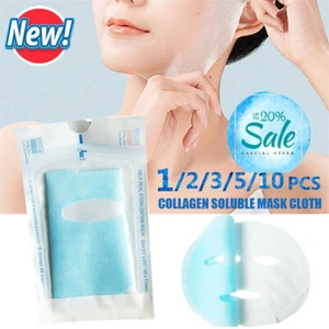10X Nano Collagen Soluble Mask Cloth Collagen Film Protein Ski New G4 - Picture 1 of 17