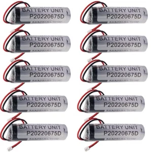 10 piezas para batería Omron R88A-BAT01G 3.6V 2000mAh para batería de respaldo PLC ER6V nueva - Imagen 1 de 3