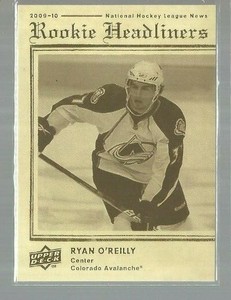  2009-10 Upper Deck Rookie Headliners #RH4 Ryan O'Reilly (ref49260)
