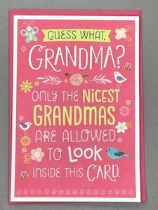 Hallmark Happy Mother's Day Card GRANDMA FROM KID 8x5.5 More Cards Inside Sweet - Picture 1 of 5