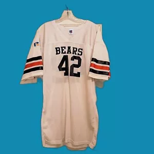 Russell Athletic Bears 42 VTG Football Jersey L Blokecore Chicago Made in USA - Picture 1 of 6