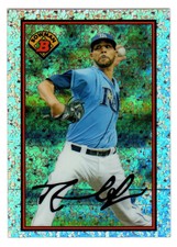 2014 Bowman is Back Silver Diamond Refractor David Price Baseball Card Rays