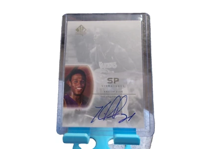 2003 SP AUTHENTIC SIGNATURES KAREEM RUSH AUTOGRAPH CARD - Image 1 of 2