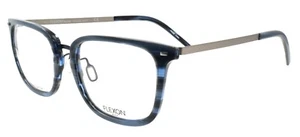 Flexon B2020 441 Men's Eyeglasses Blue Horn 55-20-145 Flexible Titanium - Picture 1 of 3