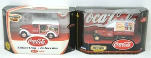 Lote de 2 Matchbox Colección Coca-Cola GMC 1932 Ford Modelo Camión 8+ Nuevo en Paquete - Imagen 1 de 5