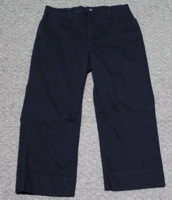 Jeans Not Your Daughter's NYDJ Negro Crop 21086 Denim Capri talla 6 (30 x 21) Foto 1 de 4