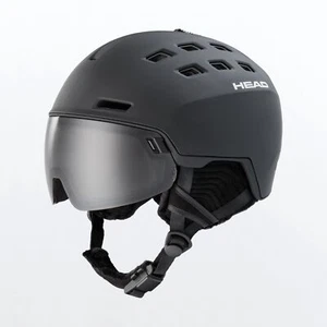 Head Ski Helmet Snowboard Helmet Radar 5K Black + Spare Lens Men Winter - Picture 1 of 4