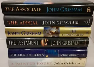 John Grisham Books Lot Of 6 First Edition Hardcover w/ Dust Jackets *VG Cond * - Foto 1 di 12