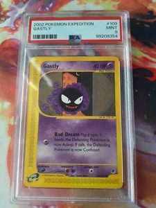 Pokemon TCG Expedition Gastly #109 2002 PSA 9 Mint - Picture 1 of 2