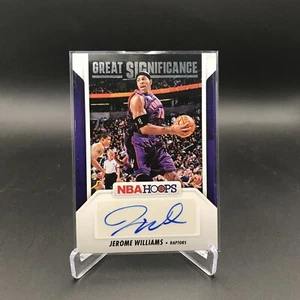 Gran Significado Autografiado por Jerome Williams - Aros de la NBA - Toronto Raptors - Imagen 1 de 2