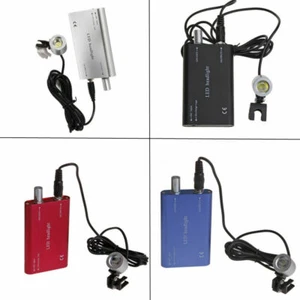 【 4 Colors】Dent LED Head Light Lamp Battery w/ Clip for Loupes dentists D-T2L - Picture 1 of 7