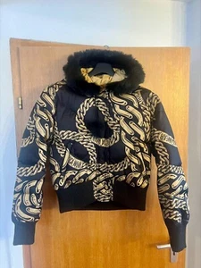 Jacke Rocawear Damen kurz neu ungetragen Größe L schwarz gold - Bild 1 von 5