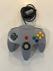 Official Nintendo 64 Controller Gray Oem Stick N64 Clean Working Wired