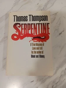 Serpentine 1979 Book Club Edition By Thomas Thompson - Hardcover - Imagen 1 de 3