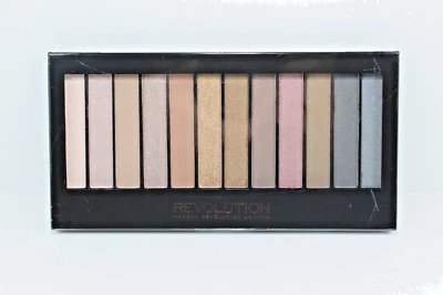 Makeup Revolution Eyeshadow Palette ICONIC PRO 1 Nude/Smokey + Brush - Image 1 of 2