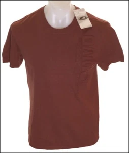 Neu authentisches Herren-T-Shirt Oakley Hdo Target bestickt klein gemauert rot - Bild 1 von 3