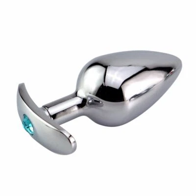 Woman Jewel Metal Anal Sexy Plug Orgasm Stimulator Adult Sex Toy Beginner US - Image 1 of 4