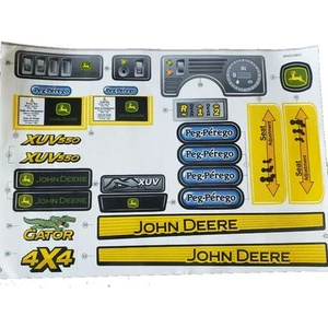 John Deere XUV550 Gator - Replacement Decal Sheet.  Part MMEV0802 - Picture 1 of 3