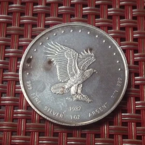 1982 Monex International Silver Eagle 1oz .999 Feinsilbermedaille - Bild 1 von 3