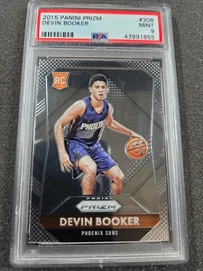 ๐ 2015-16 Prizm Devin Booker RC Rookie #308 Phoenix Suns PSA 9 - Picture 1 of 2