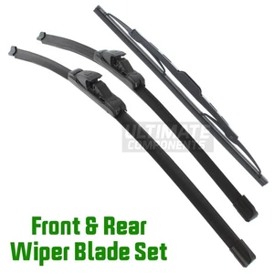 Front & Rear Windscreen Wiper Blades Set For Audi A4 B7 8E Estate 2004-2008 - Picture 1 of 5