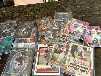 200 + RAW FOOTBALL ROOKIE CARD LOT Todays Stars (LOOK!) - Image 1 of 4