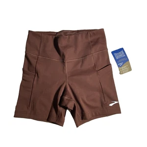 Brooks Damengröße Medium Method 5" kurze Strumpfhose Run Rosinenableitend 4-Wege-Stretch - Bild 1 von 9