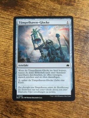 Magic The Gathering Bloomburrow Tümpelhaven-Glocke C BLB0245 Deutsch NM - Bild 1 von 2