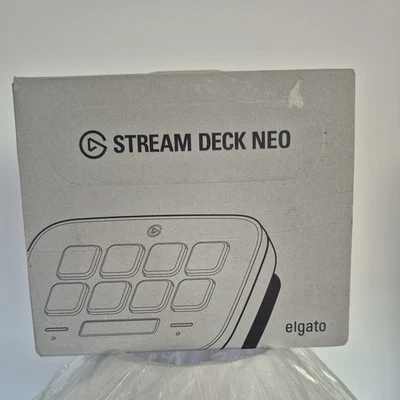 Elgato Stream Deck Neo 8 Keypads Infobar 2 Touch Sensors for Apple Mac Windows - Image 1 of 4