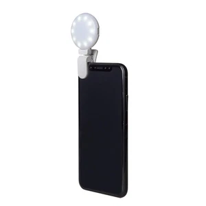 Celly Selfie Anneau Lumineux avec Clip pour Smartphones, Clicklight Recharge Universelle - Photo 1 sur 5