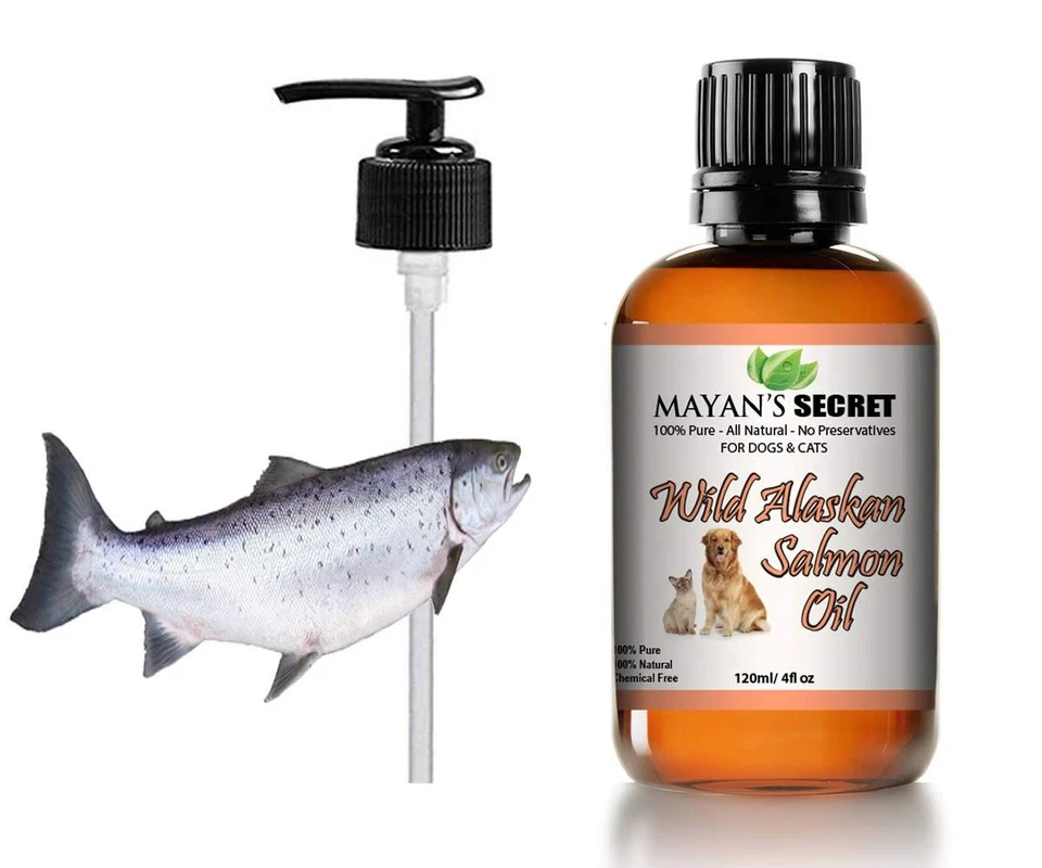 Pure Wild Alaskan Salmon Oil for Dogs & Cats - Supports Joint Function, Immun... - Imagem 1 de 3