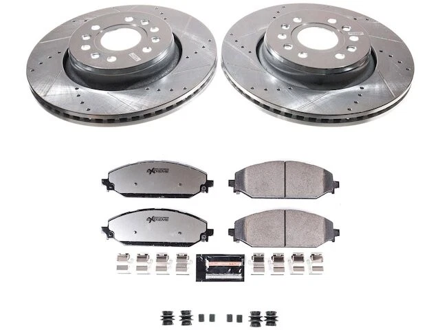Комплект переднего тормоза и ротора для Jeep Grand Wagoneer 2023 SK382BX 2022-2024 годов выпуска - Изображение 1 из 1