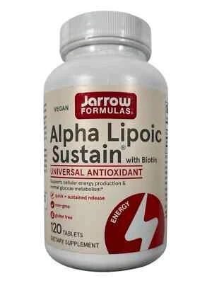 Jarrow Formulas Alpha Lipoic Sustain with Biotin - 120 tablets - Exp 10/27 - Image 1 of 2