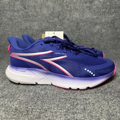 Diadora Mythos Blushield Volo 4 Blue Womens Size 6.5 Athletic Shoes Sneakers - Image 1 of 4