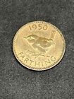 Farthing 1950 - moneta Jerzy VI