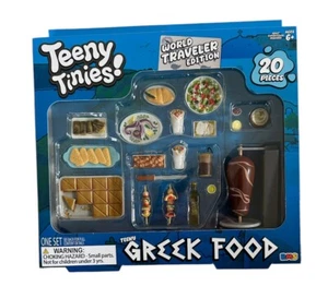 Teeny Tinies GRIECHISCHES ESSEN Mini Essen Spielset Spielzeug Puppenhaus Miniaturen Elfe Regal - Bild 1 von 2