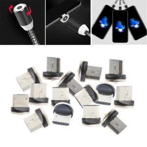 15x adaptateur de tête magnétique pour chargeur micro USB rond pour tablettes - Zdjęcie 1 z 12