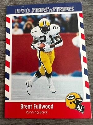 1990 Fleer Stars 'n Stripes Football Card #47 Brent Fullwood (H7) - Image 1 of 2